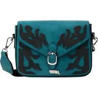 IZIA Sac à bandoulière aqua / noir / blanc