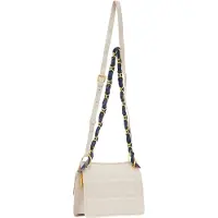 Faina Sac à bandoulière gentiane / blanc cassé
