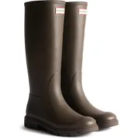 Hunter pour femme. FRU0001251 Bottes hautes Downpour marron (42), Plat, Aucun, Casuel, PVC