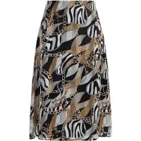 Faina Jupe marron / or / gris / noir