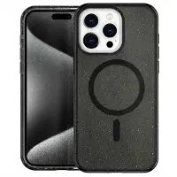 IMoshion Coque Pailletée avec MagSafe Apple iPhone 15 Pro - Glitter Noir