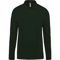 Kariban Pack 5 Polo piqué manches longues homme Forest Green - Kariban K256 - Taille L