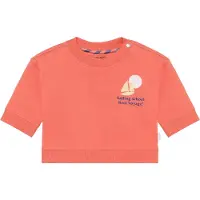 Noppies Sweat bleu foncé / rouge sang / blanc