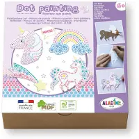 Aladine Kit de peinture par points Licorne