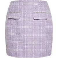 Faina Jupe lavande / blanc cassé