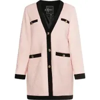 Faina Blazer rose clair / noir