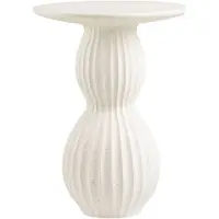 Ebuy24 Irma table basse table d’appoint Ø40 cm blanche.