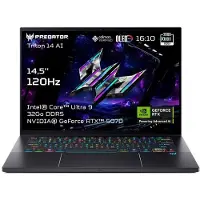 Acer PC portable Gaming Predator Triton 14 AI PT14-52T-98ZQ 14,5" Ecran tactile 120Hz Intel Core Ultra 9 32 Go RAM 1 To SSD Nvidia GeForce RTX 5070 Noir