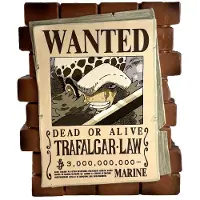 Plastoy Bank Monet One Piece - Law Wanted, PVC, 15 cm - oficjalny produkt
