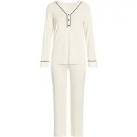 Goldenbay Pyjama 'Oleander' blanc cassé
