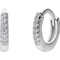 Lucardi Boucles d'oreilles argent