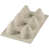 Silikomart Moule en Silicone - Fragole E Panna, Moule à gâteau, Gris