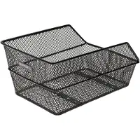 Basil 11116 Cento Panier arrière pour cartable 39x24x21cm, mailles serrées, noir