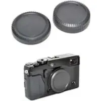 Caruba LB-FU1 Bouchon d’objectif arrière et bouchon de boitier pour Fuji type X