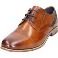 Bugatti Chaussure à lacets 'Leagro' bleu marine / marron / gris