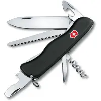 Victorinox Couteau Suisse de poche 0.8363.3 - Noir - Acier - Multisport