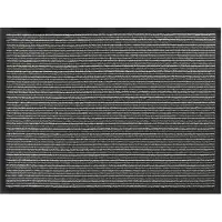 Sencys Paillasson rayé anthracite polypropylène L600xl800xS5mm (60 x 80 cm)