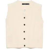 Vero Moda Cardigan 'VMGold' blanc naturel
