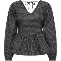 ONLY Chemisier 'JDYVilda' cappuccino / gris clair / noir