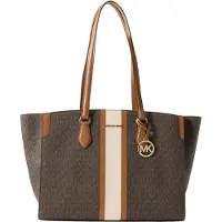 Michael Kors Cabas écru / marron / cognac