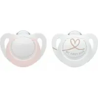 Nuk 730713 STAR SILIKON SCHNULLER 0-6 2PC/PUD