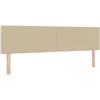 vidaXL Tête de lit Vert clair-gris 180 cm Tissu velours côtelé