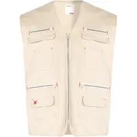 This is PCFG Gilet 'Free Heaven' beige