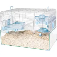 INTER ZOO Panas cage métallique en plastique 60 x 40 x 3 cm (1 pièce)