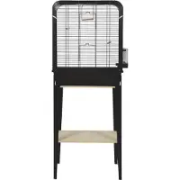 Zolux Birdcage loft chic avec meubles noirs