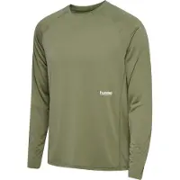 Hummel T-shirt à manches longues Pulse Workout, vert, taille L, homme, vert, taille L