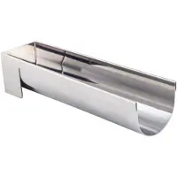 De Buyer Gouttière à bûche inox ronde 8x30cm - - 3206.30 -