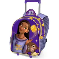 KARACTERMANIA Disney Wish Star-small 3d 18x20x10 Cm 4l Wheeled Backpack Violet Enfants