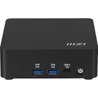 MSI CUBI NUC AI 1UMG-007EU PC/poste de travail Intel Core Ultra 5 125H 8 Go DDR5-SDRAM 512 Go SSD Windows 11 Home Mini PC Noir