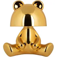 Leitmotiv Bear Lampe de table LED - Avec haut-parleur Bluetooth - Sans fil - Couleur or