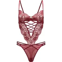 Hunkemoller Body 'Greta' rouge