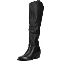 Lazamani Bottes de cowboy noir