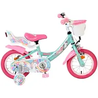 Volare Vélo enfant Unicorn 12 pouces, vert