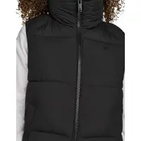 Dockers Hd Matte Soft Bubble Puffer Vest Noir L Femme
