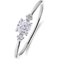Lucardi Bague 'Schick' argent