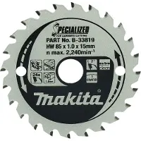 Makita Lame pour Scies Circulaires Stratifié Specialized 85x15x1,0 24T