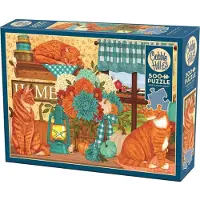 Cobble Hill Puzzle Chats du Champ de Citrouilles - 500 à 999 pièces