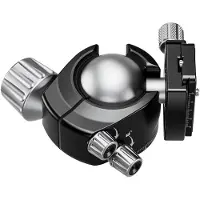Leofoto tête sphérique de trépied LH-55 + plaque de fixation rapide QP-70N