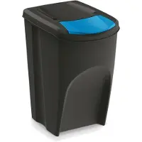 Keden Sortibox Stackable Recycling Bins 140l Gris