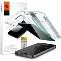 Spigen EZ Fit GLAS.tR avec plateau d'installation - Verre de confidentialité - 1 pack Apple iPhone 15 Pro