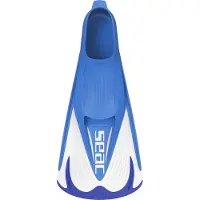 Seac palmes chaussantes courtes team de natation plongée activités aquatiques et nautiques - bleu