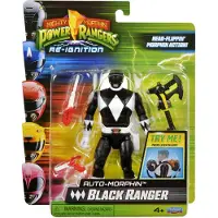 Playmates Akcja Figurki Mighty Morphin Power Rangers: Auto-Morphin Black Ranger 12 cm