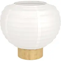 Eglo Lampe de table Summerhill Ø 23cm - papier de voyage