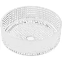 Mexen Lavabo en verre incassable, résistant aux UV et aux ternissures, avec structure cristalline unique