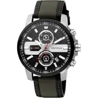 Orphelia Chronographe avec affichage de la date, 24 heures, stopwatch et détails luminescents, Argent, (Chronographe, 46 mm)