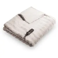 Duux Couverture chauffante électrique Yentl Bubble 200x200 cm - 9 positions - Gris